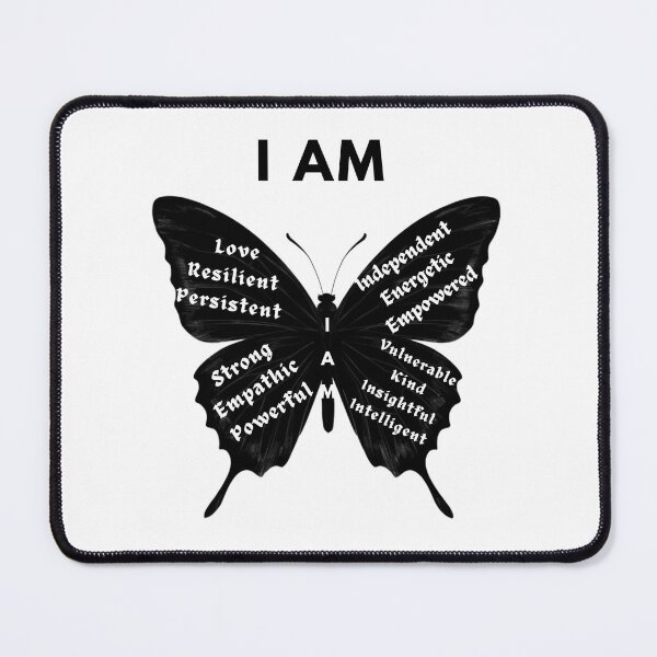 Item preview, Butterfly I Am Affirmations Female Empowerment designed and sold by Lisa Pearlman.