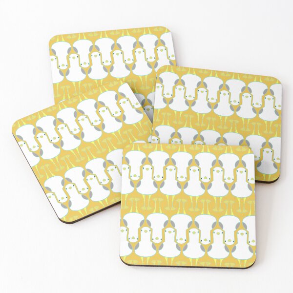 Item preview, This Dude, Seagull on mustard yellow designed and sold by Artlizzard.