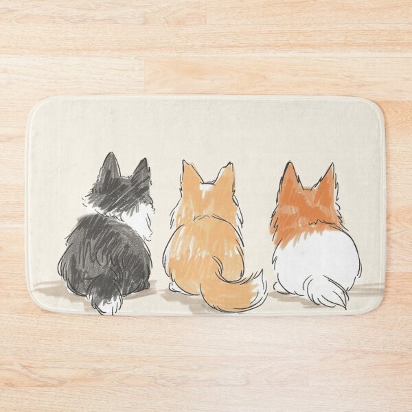 Item preview, Three Cute Corgis designed and sold by Sketch-Shack.