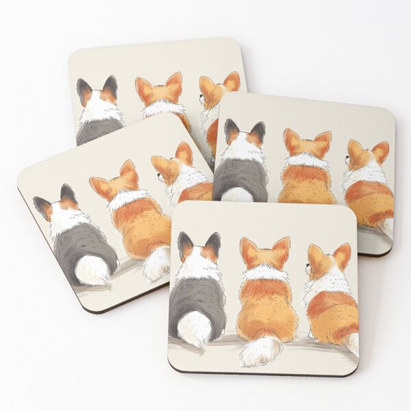 Item preview, Three Cute Corgis designed and sold by Sketch-Shack.