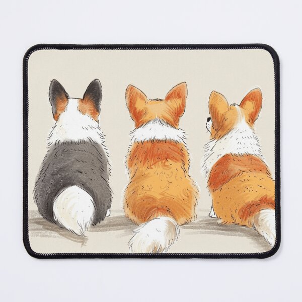 Item preview, Three Cute Corgis designed and sold by Sketch-Shack.