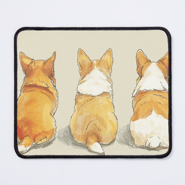 Item preview, Three Cute Corgis designed and sold by Sketch-Shack.