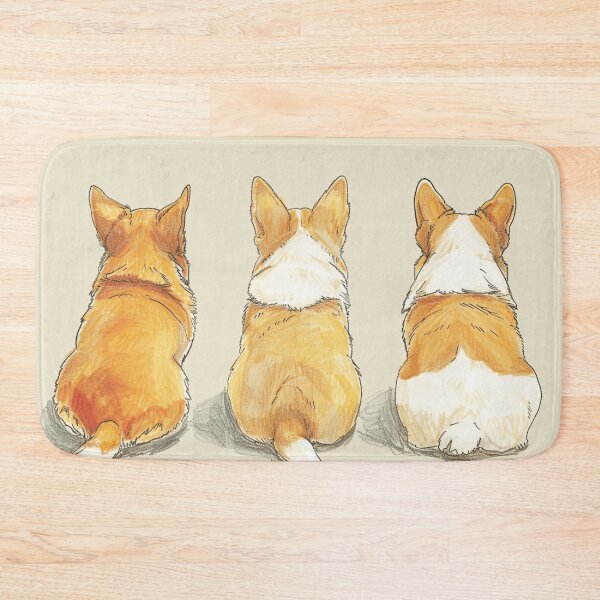 Item preview, Three Cute Corgis designed and sold by Sketch-Shack.