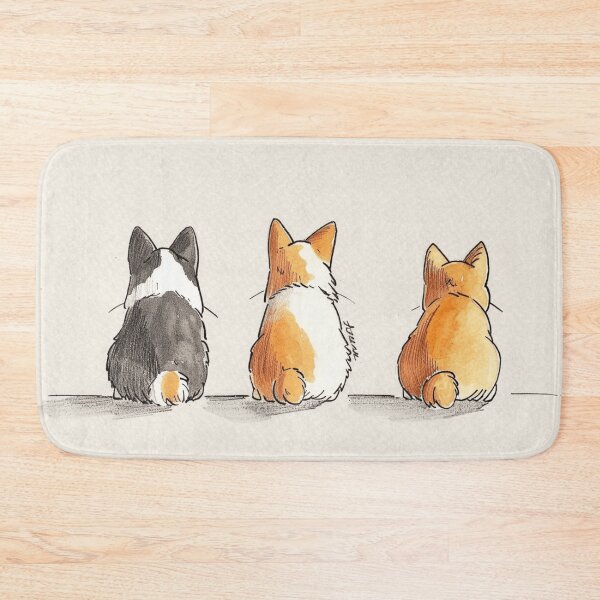 Item preview, Three Cute Corgis designed and sold by Sketch-Shack.
