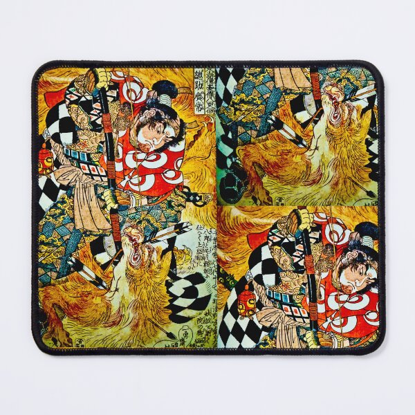 Item preview, Samurai Hunts Wolf Ukiyo designed and sold by Daruma786.