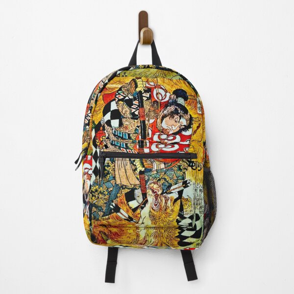 Item preview, Samurai Hunts Wolf Ukiyo designed and sold by Daruma786.