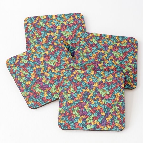 Item preview, Abstract Colorful Ruffle Pattern designed and sold by calibrit.