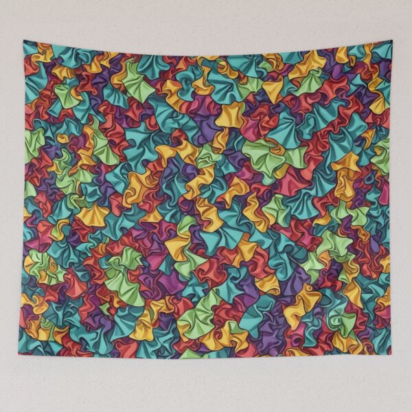 Item preview, Abstract Colorful Ruffle Pattern designed and sold by calibrit.