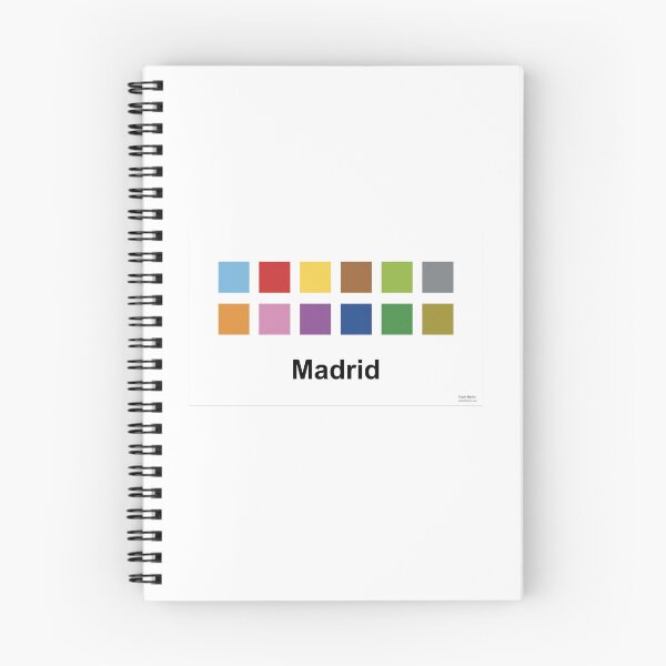 Item preview, Madrid Metro Colors Simple designed and sold by MartiRubio.