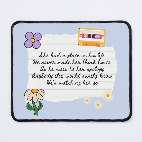 Item preview, What A Fool Believes 1970s Lyric Print designed and sold by Femme Pastel Collective.
