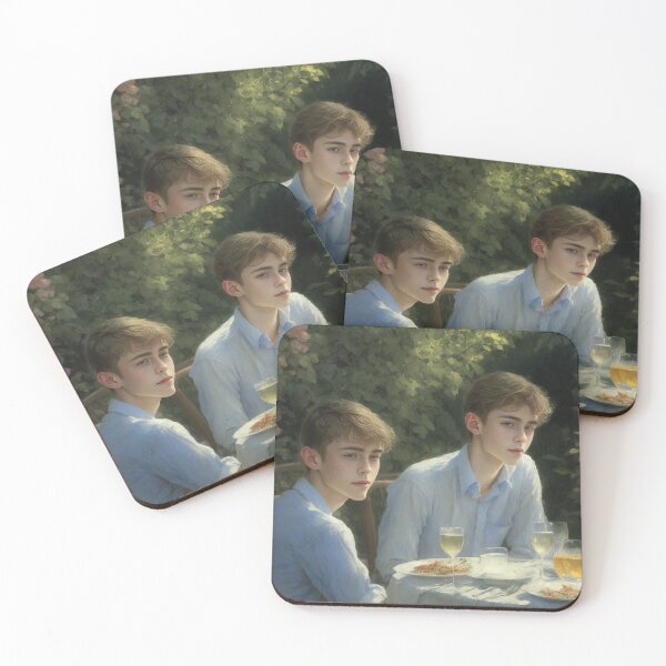 Item preview, Brothers At Lunch In The Garden designed and sold by Pin-UpBoys.