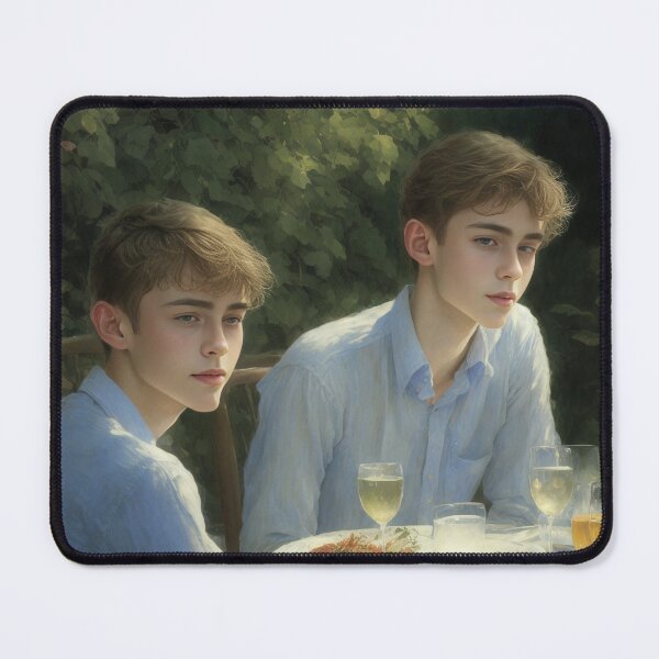 Item preview, Brothers At Lunch In The Garden designed and sold by Pin-UpBoys.