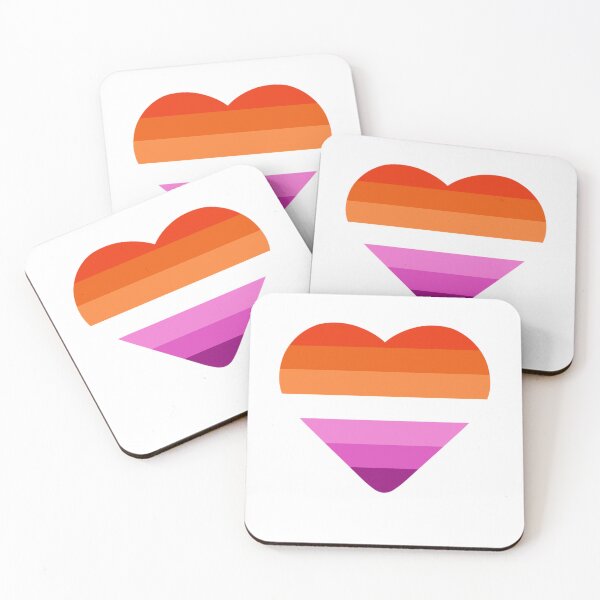 Item preview, Lesbian Pride Heart designed and sold by ProtestMom.