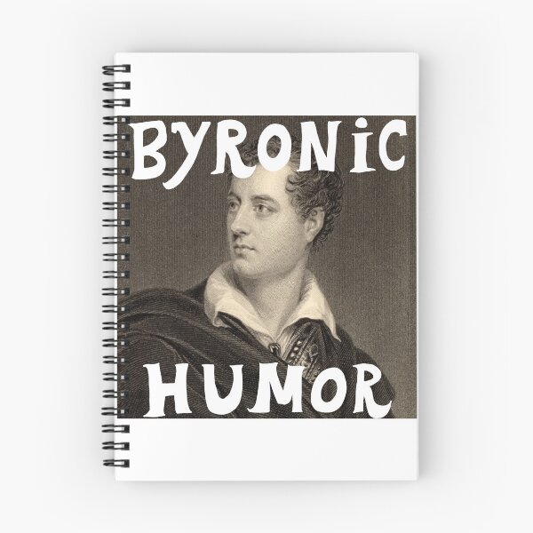 Item preview, Byronic humor - Lord Byron and ironic humor - sarcasm and Romantic poetry designed and sold by StudyPuff.