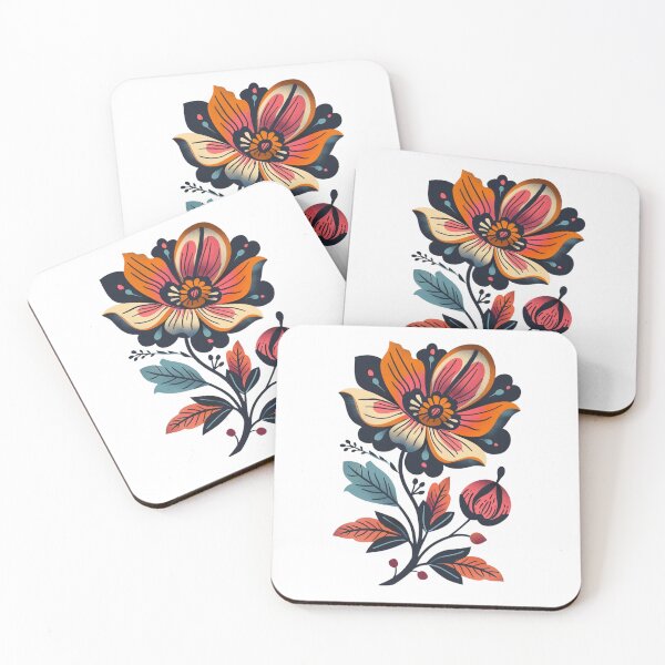 Item preview, Flower Retro Illustration designed and sold by Sketch-Shack.