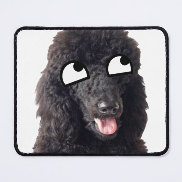 Item preview, derpy black poodle designed and sold by SillyLittleSnek.