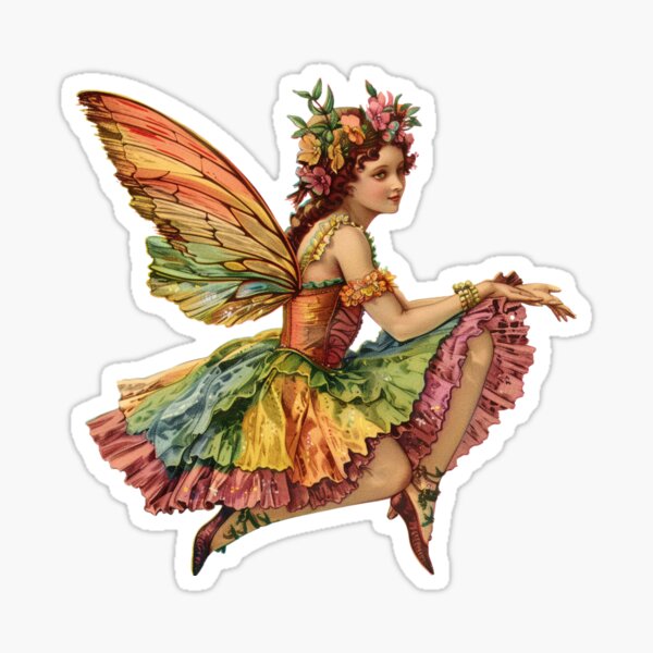 Item preview, Vintage Rainbow Fairy designed and sold by MendaciousMina.