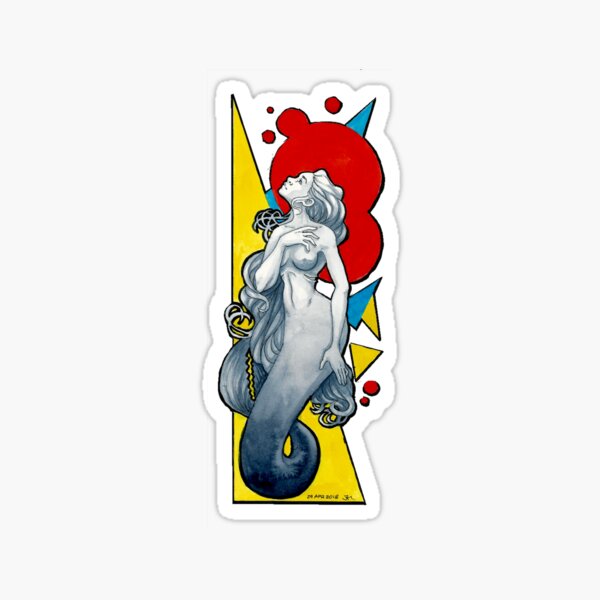 The yearning of a mermaid ... Sticker