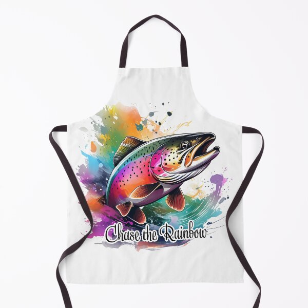 Item preview, Chase the Rainbow - A Watercolor Rainbow Trout Design for Fly Fishing Enthusiasts designed and sold by traciwithani.