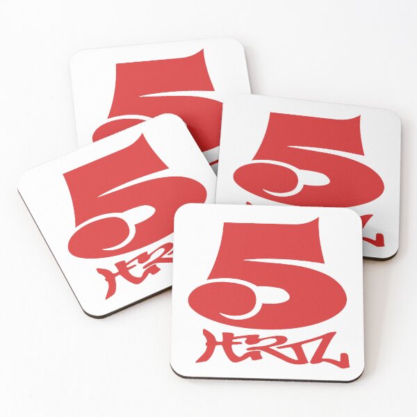 Item preview, 5 HERTZ. 2024 LOGO. RED. designed and sold by 5hertz.