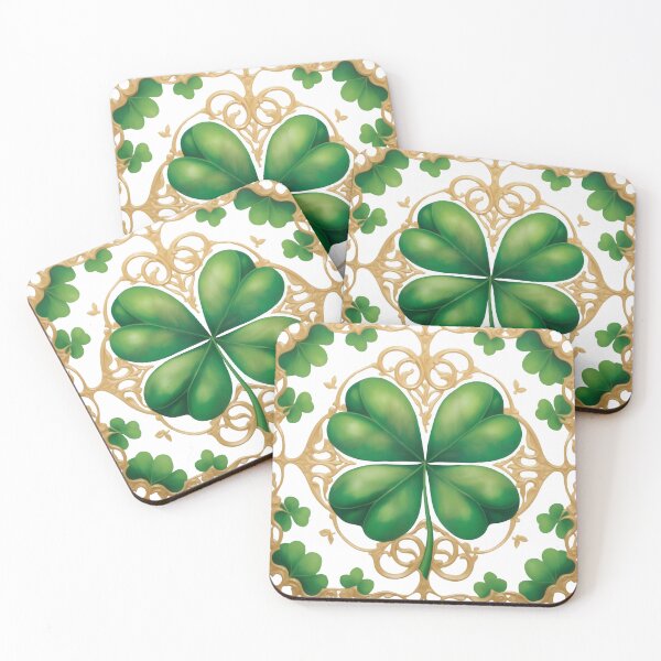 Item preview, Lucky Green Clover Charm designed and sold by Neranchara.