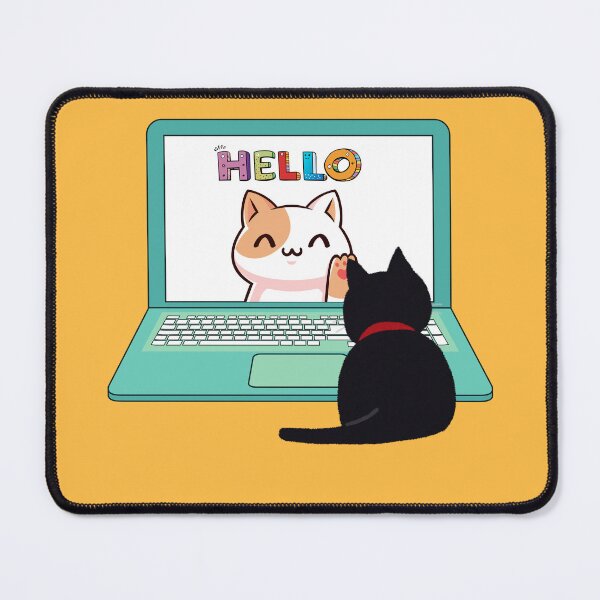 Item preview, Hello black kitten designed and sold by Britishdelights.