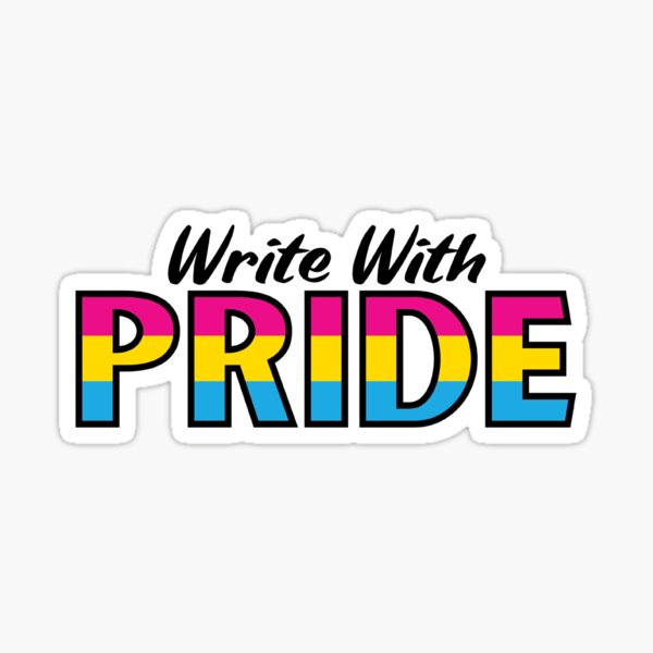 Write With Pan Pride Sticker