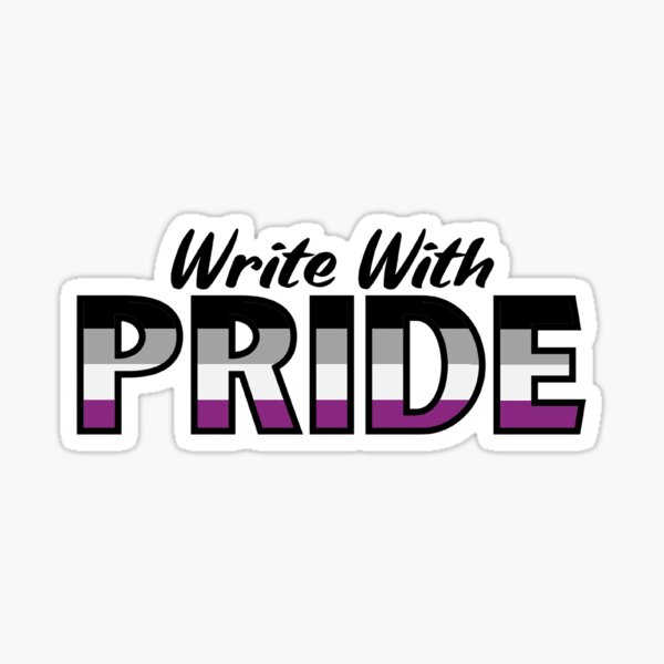 Write With Ace Pride Sticker