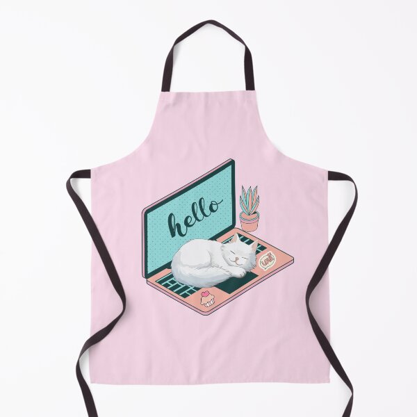 Item preview, Hello white cat designed and sold by BritishDelights.