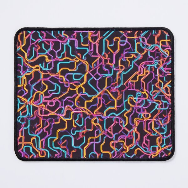 Item preview, Abstract Colorful Neon Pattern designed and sold by calibrit.