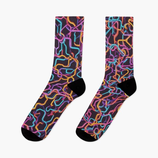 Item preview, Abstract Colorful Neon Pattern designed and sold by calibrit.