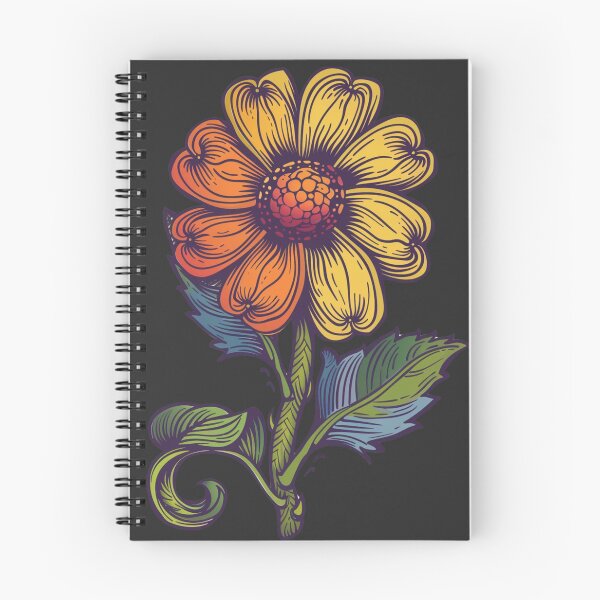 Item preview, Flower Retro Illustration designed and sold by Sketch-Shack.