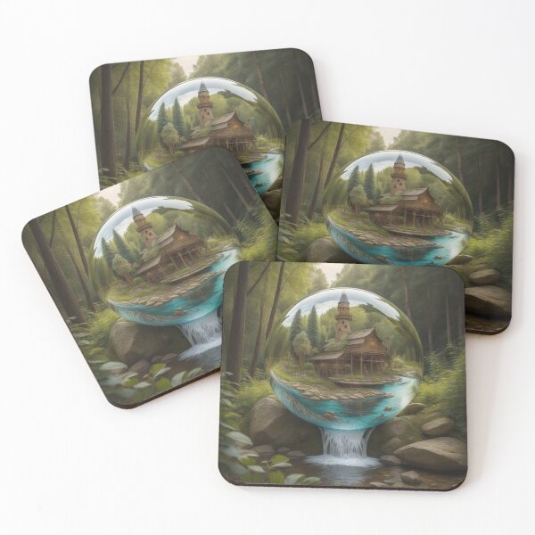 Item preview, Enchanted Rustic House Encased Within A Glass Orb designed and sold by EnchantedVista.