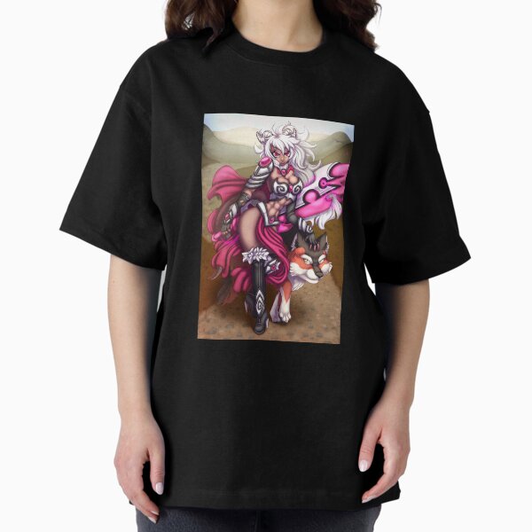 Canvas Swap Issue 1 Collab -  Demon Warrior Oversized T-Shirt