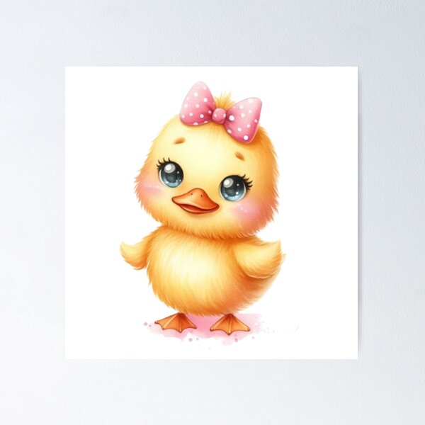 Item preview, cute duck designed and sold by BeNazzArt.