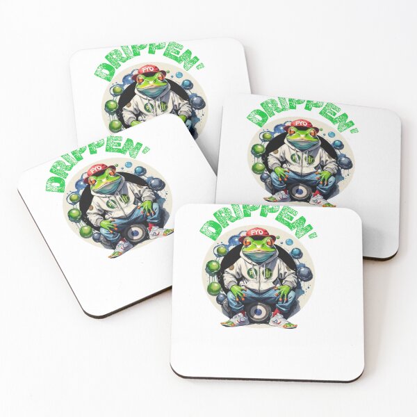 Item preview, Cool Club Frog in water color paint  designed and sold by EmeraldCauldren.