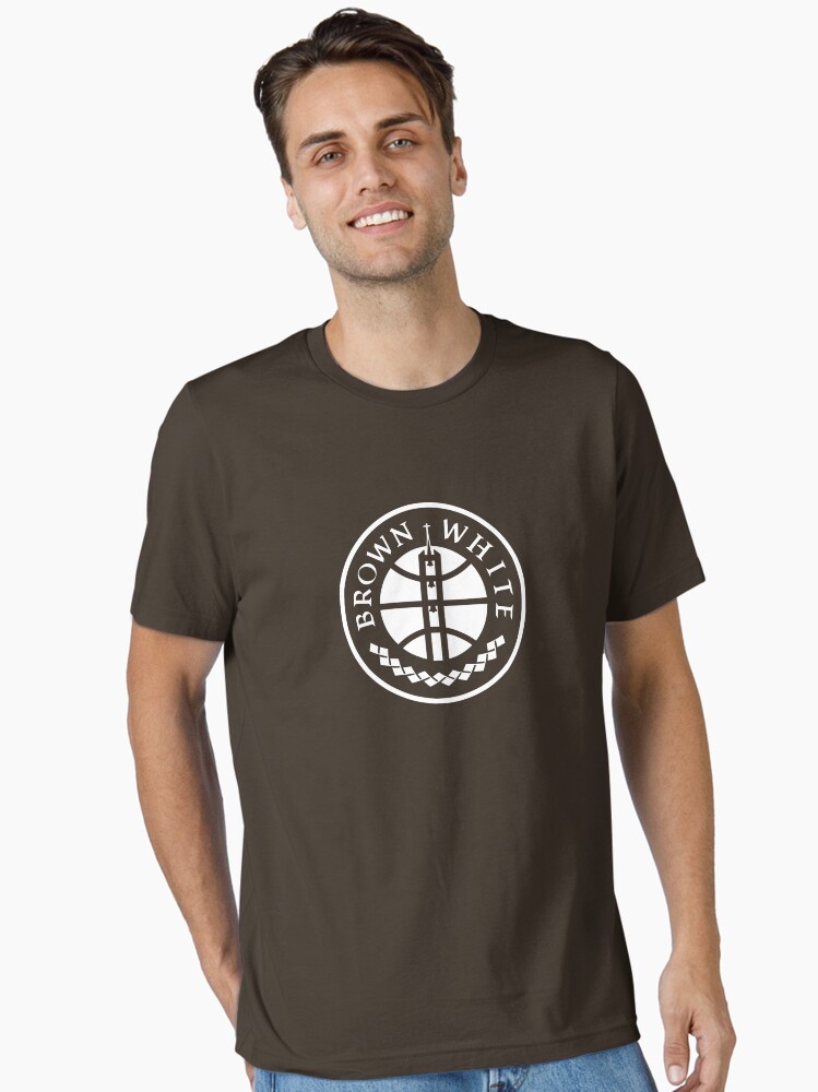 Thumbnail 1 of 7, Essential T-Shirt, Brown and White designed and sold by SBUnfurled.