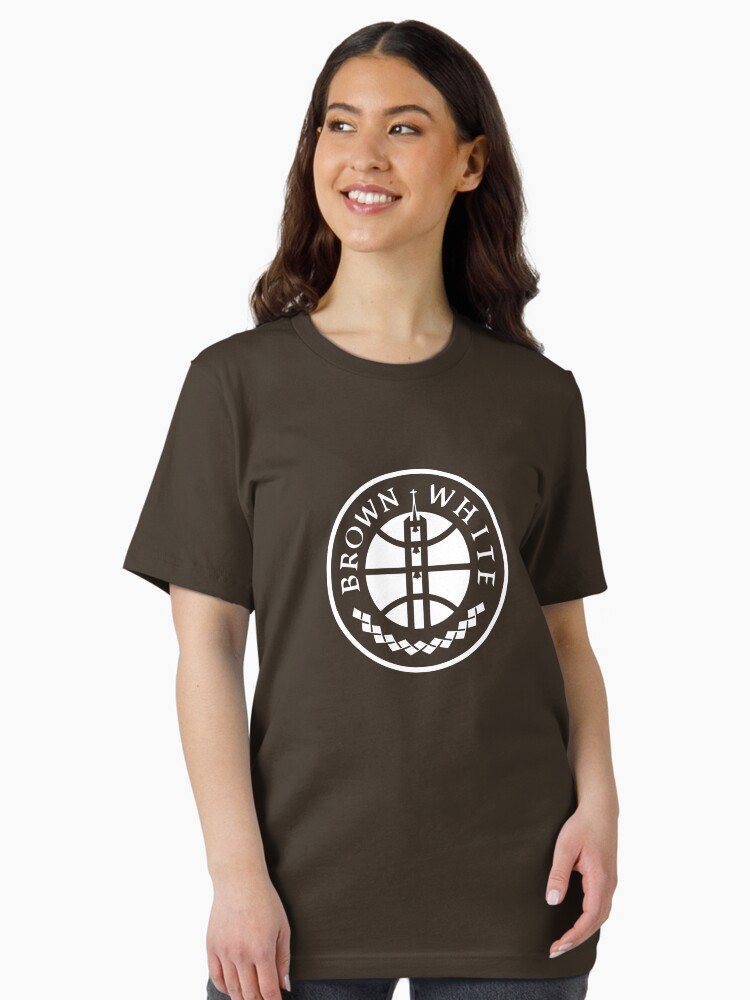 Thumbnail 2 of 7, Essential T-Shirt, Brown and White designed and sold by SBUnfurled.