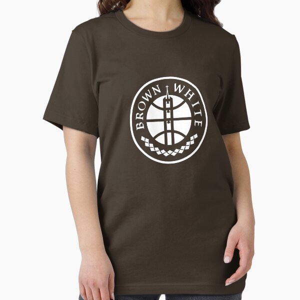 Brown and White Essential T-Shirt