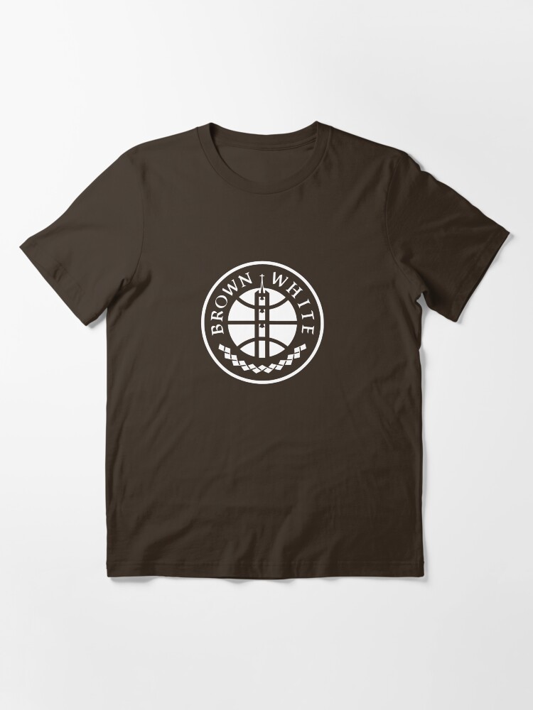 Thumbnail 3 of 7, Essential T-Shirt, Brown and White designed and sold by SBUnfurled.