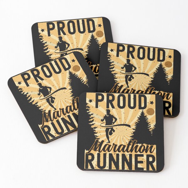 Item preview, Proud Marathon Runner | Male Marathon Runner - Yellow designed and sold by PearlMoonGrapes.
