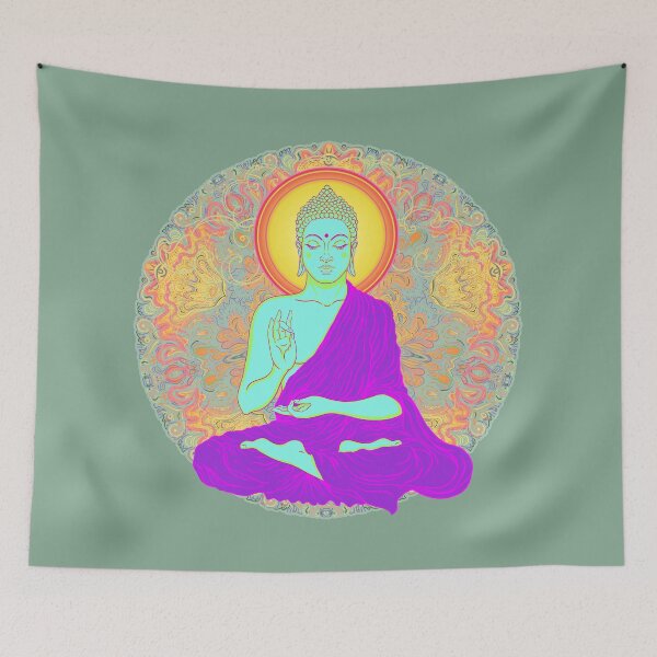 Item preview, Acid Lord Buddha designed and sold by Varvara Gorbash.