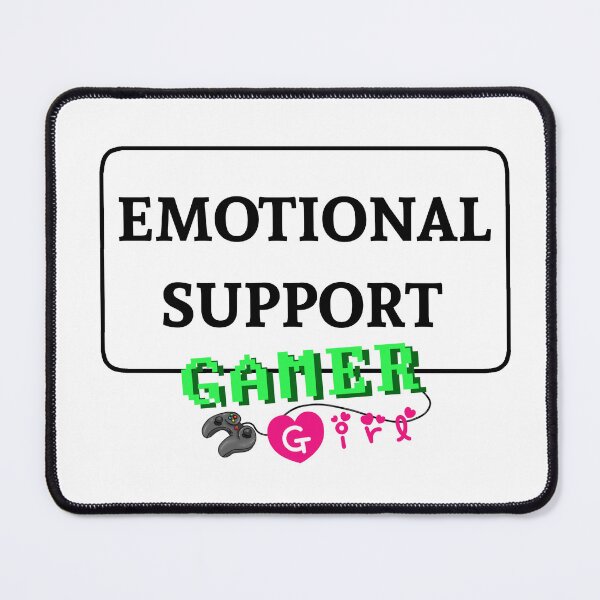 Item preview, Emotional Support Gamer Girl Alt designed and sold by Robin-The-Moth's room full of lamps.