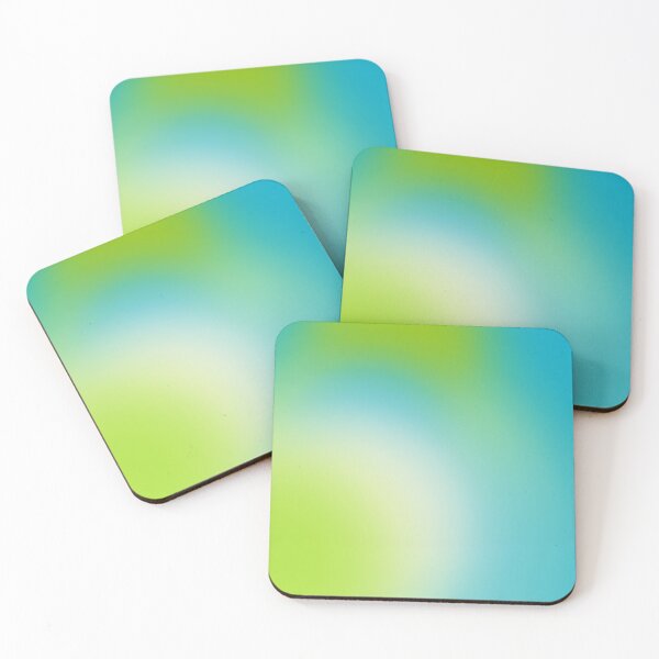 Item preview, Teal Gradient Hue Blur Haze Vibrant Abstract Tones designed and sold by Alchemy-A-La-G.