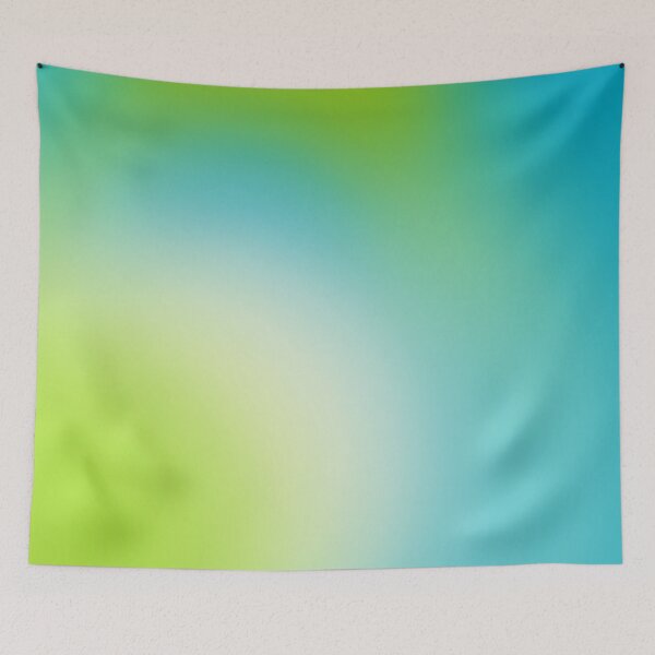Item preview, Teal Gradient Hue Blur Haze Vibrant Abstract Tones designed and sold by Alchemy-A-La-G.