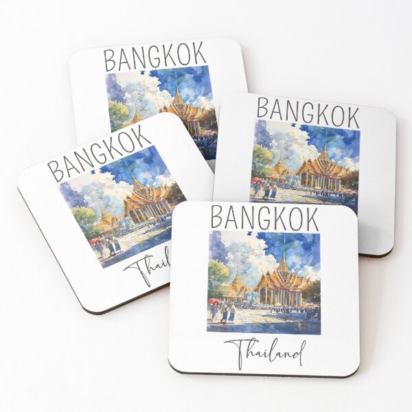 Item preview, A Watercolor Design of Bangkok - Thailand designed and sold by Sketch-Shack.