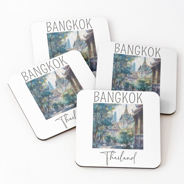 Item preview, A Watercolor Design of Bangkok - Thailand designed and sold by Sketch-Shack.