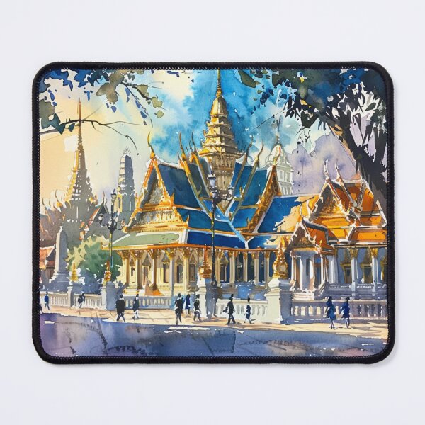 Item preview, A Watercolor Design of Bangkok - Thailand designed and sold by Sketch-Shack.