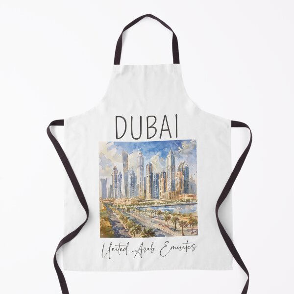 Item preview, A Watercolor Design of Dubai - United Arab Emirates designed and sold by Sketch-Shack.