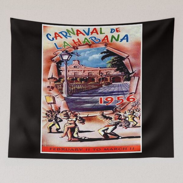Artikelvorschau, HAVANNA, KUBA: Vintage 1956 Carnaval De La Hanana Werbedruck entworfen und verkauft von posterbobs.